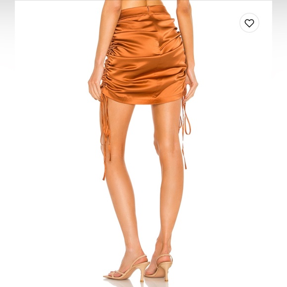 KIM SHUI | Silk Ruched Skirt - Picture 4 of 6